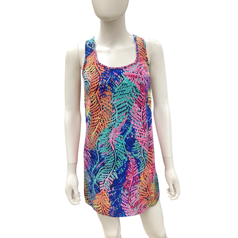 Lilly Pulitzer Dress Women’s SZ XXS 100% Silk Sleeveless Mini Dress Multicolor